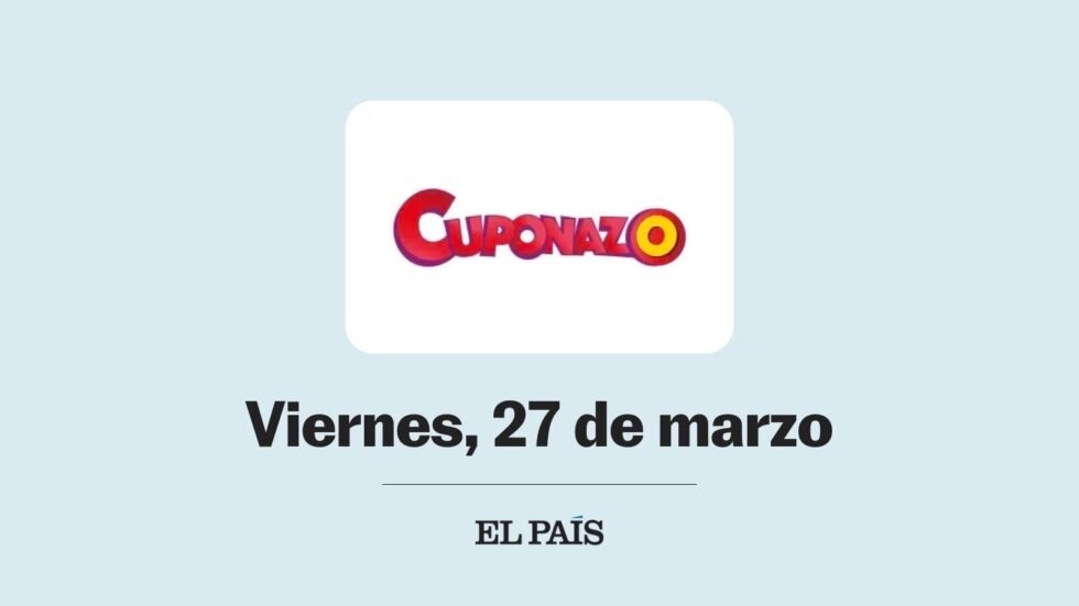 Cuponazo de la ONCE: comprobar sorteo del viernes 27 de marzo