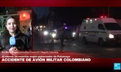 Informe desde Bogotá: al menos 34 muertos en accidente de avión militar