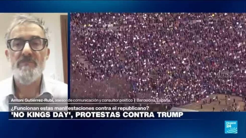 Antoni Gutiérrez: "Una de las razones de 'No Kings' es el hartazgo de la sociedad al estilo Trump"