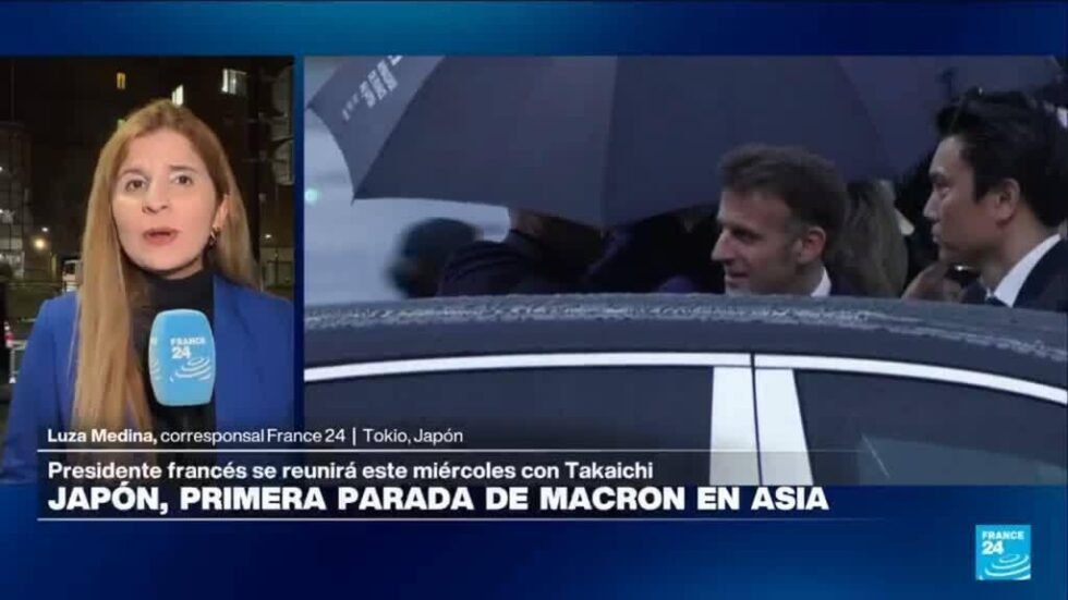Macron llega a Japón para reunirse con Takaichi en medio de tensiones en estrecho de Ormuz