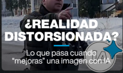 ¿Qué pasa cuando se "mejora" una imagen con inteligencia artificial?