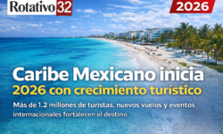 Caribe Mexicano inicia 2026 con crecimiento turístico y alta conectividad aérea