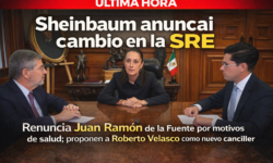 Renuncia Juan Ramón de la Fuente por motivos de salud; proponen a Roberto Velasco como nuevo canciller