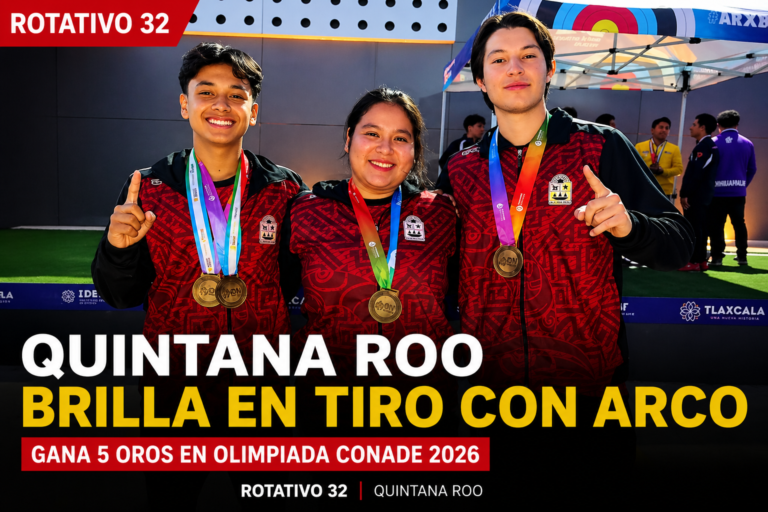 Dorado arranque de Quintana Roo en la disciplina de Tiro con Arco de la Olimpiada Nacional CONADE 2026
