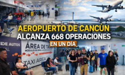 Aeropuerto de Cancún registra 668 operaciones en un día de alta actividad