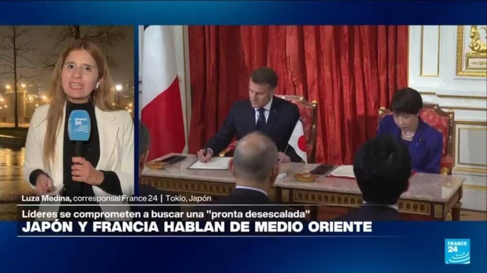 Informe desde Tokio: Japón y Francia hablan de Medio Oriente y firman acuerdos en defensa