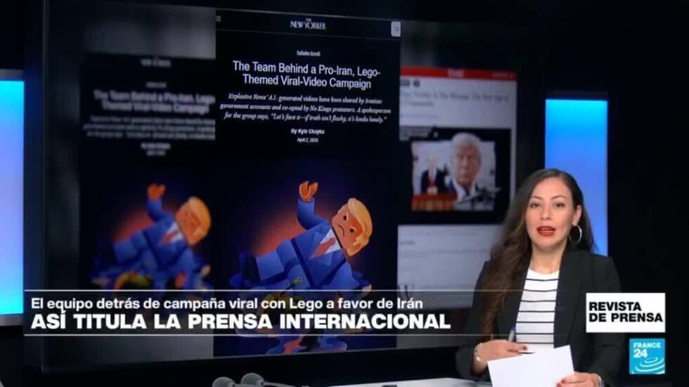 "El equipo detrás de una campaña viral con videos inspirados en Lego a favor de Irán": 'New Yorker'