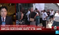 Informe desde Lima: autoridades extienden jornada electoral hasta el lunes tras irregularidades