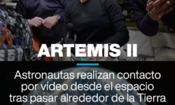 Artemis II: Astronautas realizan contacto por video desde el espacio