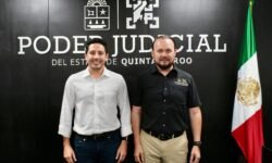 Renán Sánchez Tajonar fortalece coordinación con el Poder Judicial para acercar la justicia a las familias