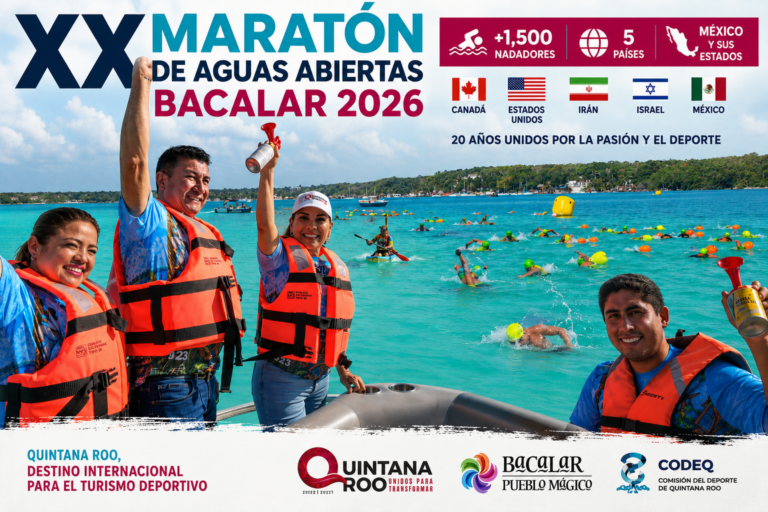 XX Maratón de Aguas Abiertas de Bacalar 2026